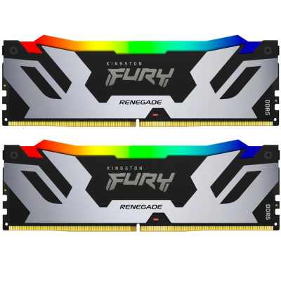     DDR5 48GB (2x24GB) 7200 MHz Renegade RGB XMP Kingston Fury (ex.HyperX) (KF572C38RSAK2-48)