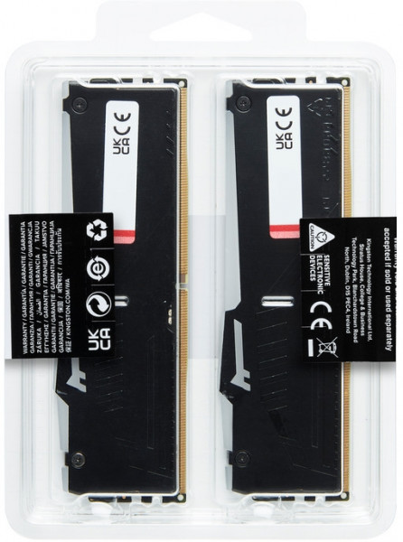   DDR5 2x8GB/5200 Kingston Fury Beast RGB Black (KF552C36BBEAK2-16)