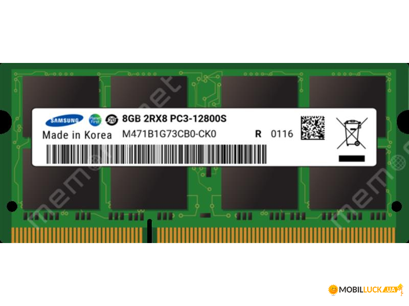   SO-DIMM 8GB/1600 DDR3 Samsung (M471B1G73CB0-CK0)