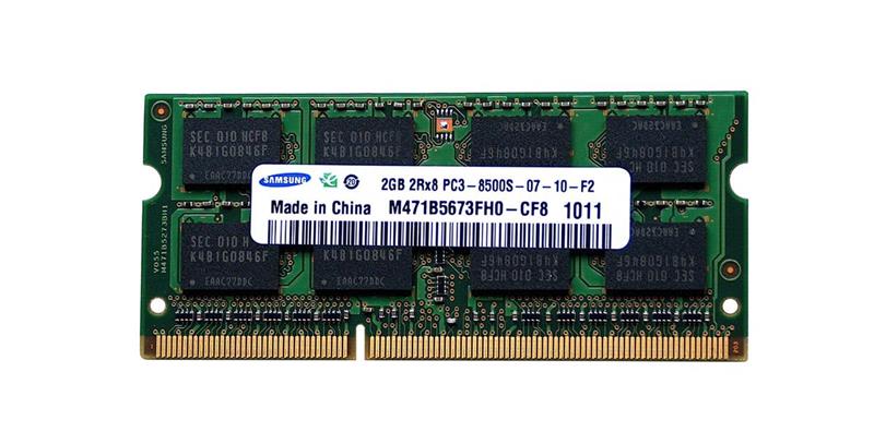   Samsung SO-DIMM 2GB/1066 DDR3 (M471B5673FH0-CF8)