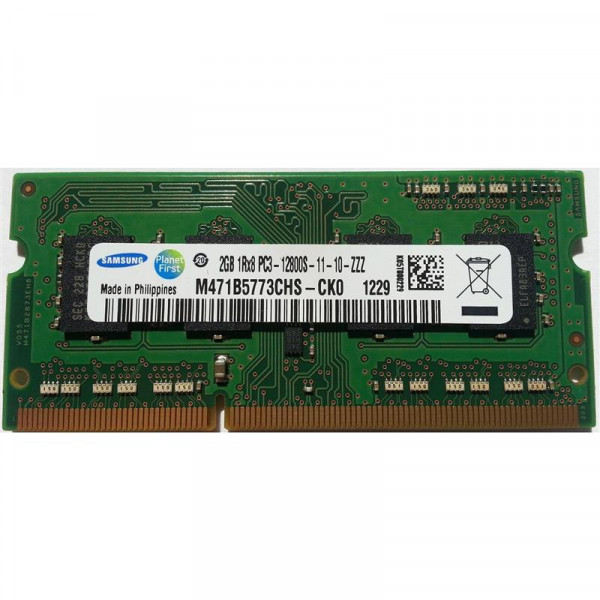   Samsung SO-DIMM 2GB/1600 DDR3 (M471B5773CHS-CK0) Refurbished