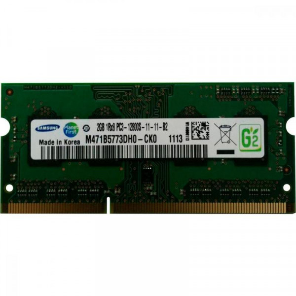   Samsung SO-DIMM 2GB/1600 DDR3 (M471B5773DH0-CK0) Refurbished