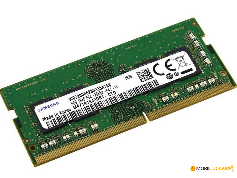   8GB/2666 DDR4 Samsung (M471A1K43DB1-CTD) Refurbished