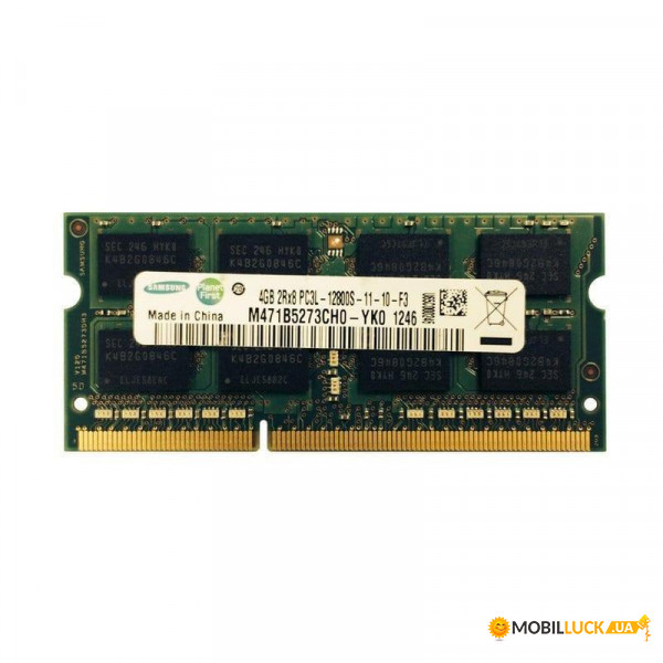   SO-DIMM 4GB/1600 DDR3 1.35V Samsung (M471B5273CH0-YK0) 