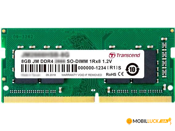    Transcend DDR4 2666 16GB SO-DIMM (JM2666HSE-16G)