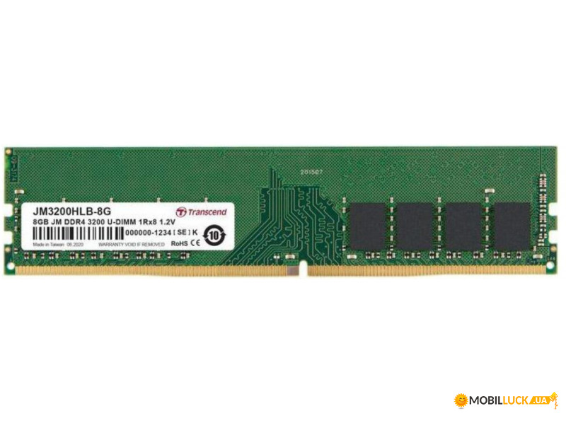 '   Transcend DDR4 3200 8GB (JM3200HLB-8G)