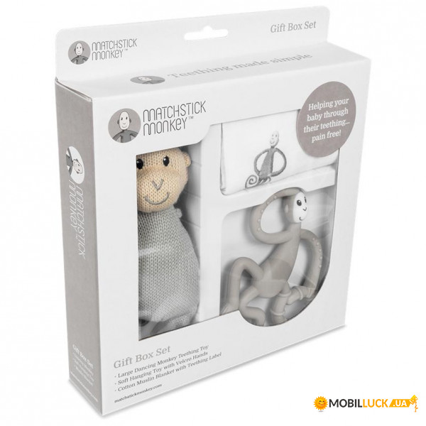  Matchstick Monkey   GREY (MM-TGP-001)