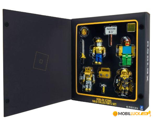    Jazwares Four Figure Pack Roblox Icons - 15th Anniversary Gold Collector's Set (ROB0527)