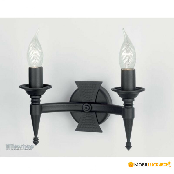 Elstead Lighting Sax2-Blk (Sax2 Blk) Saxon 141750