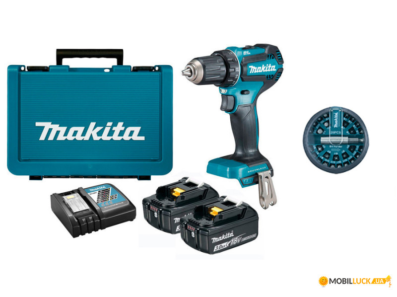  - Makita DDF485RFEX + 2  18 V 3 Ah + / +  +   28  (B-28911)