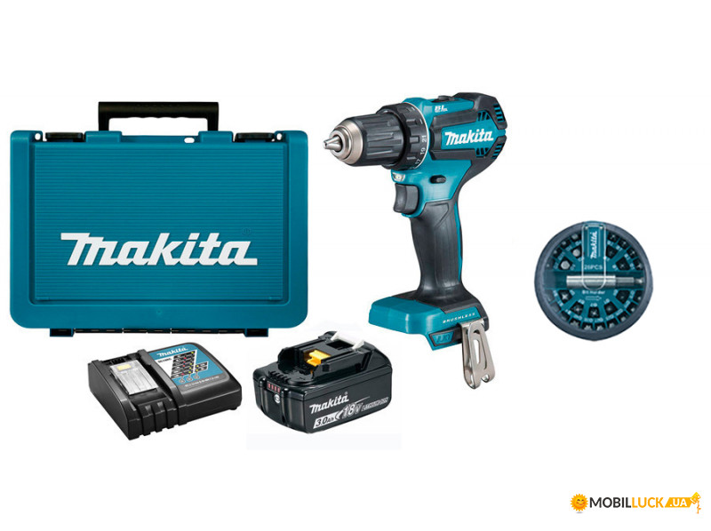  - Makita DDF485RFX + 1  18 V 3 Ah + / +  +   28  (B-28911)