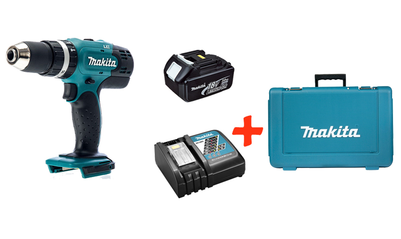   - Makita DHP453Z+.18V 3 Ah+ + (DHP453RFK)