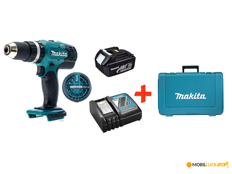   - Makita DHP453Z+.18V 3 Ah+ + + (DHP453RFXK)