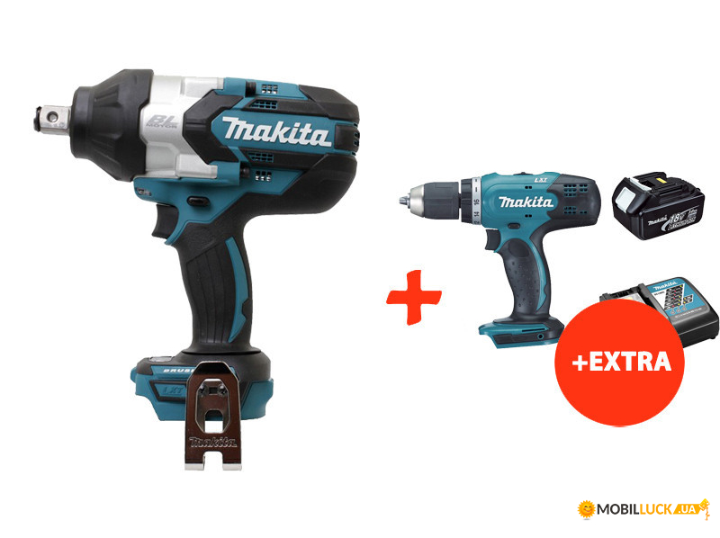   Makita DTW1001Z+ - Makita DDF453RFX7 (DTW1001RFX7)