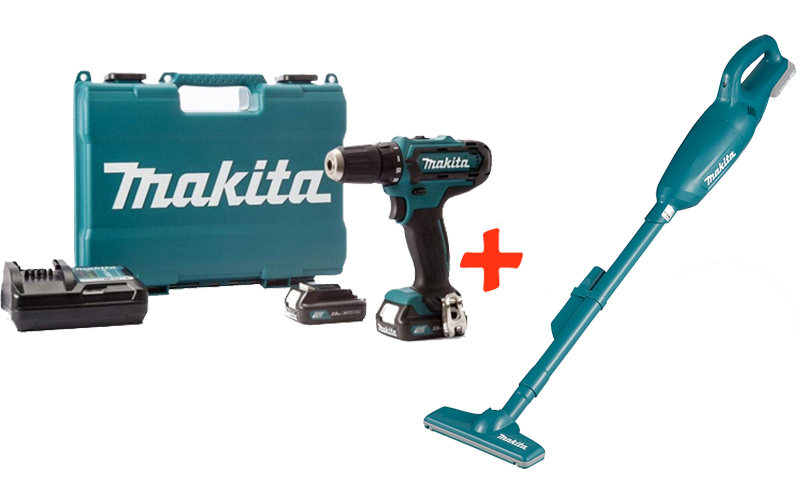   - Makita HP333DWAE + 2  12 V 2 Ah + / +  +  