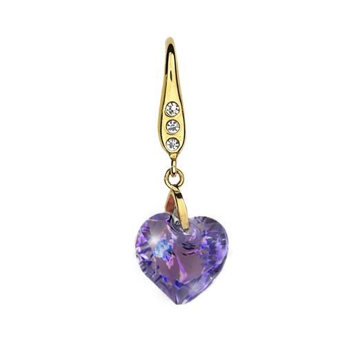   Biojoux Purple Heart Pendant (BJT723)