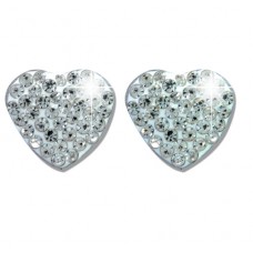  Biojoux Trendy Crystal Heart 10 mm White