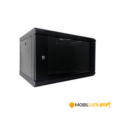   Hypernet 6U 19 600x450 (WMNC-6U-FLAT-AC-BLACK)