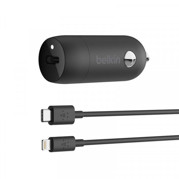    Belkin 1USB 18 Black (F7U099BT04-BLK) + cable Lightning-Type-C