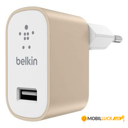   Belkin Mixit Premium 1USB 2.4A Gold (F8M731vfGLD)