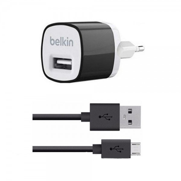   Belkin Home Charger Set + Micro  1 USB 1A Black (BS-000033553)