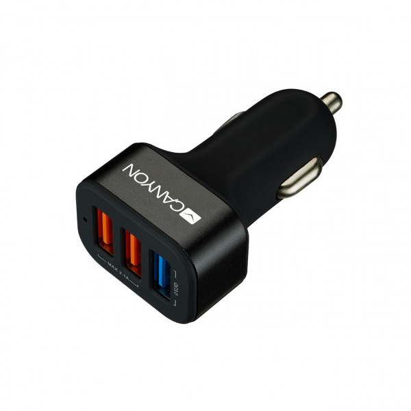   Canyon 3USB 2.1A Black (CNE-CCA07B)