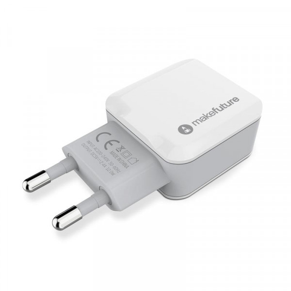   MakeFuture 2USB 2.4A White (MCW-21WH)