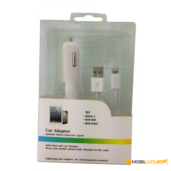     2 in 1 Apple 2USB 2.1 A White (BS-000022284)