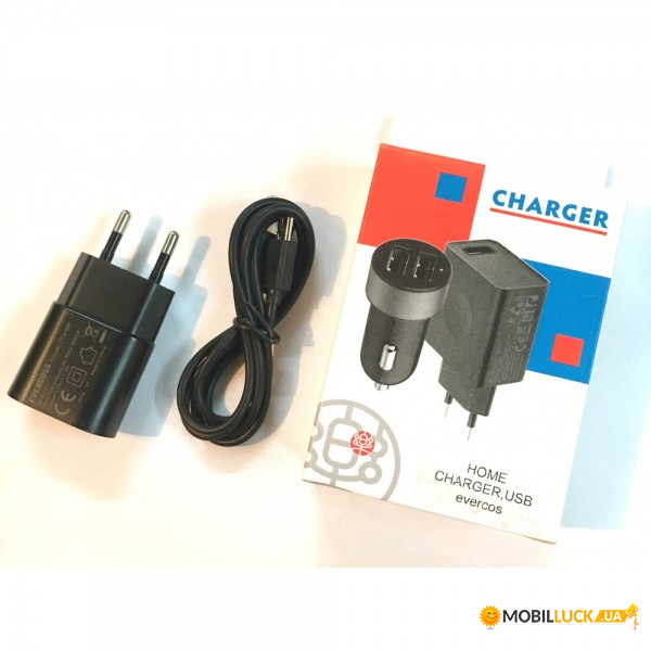   TTech Home Charger Set + Micro  1 USB 1A Black (BS-000042595)