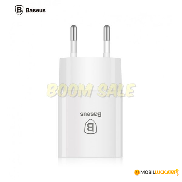   Baseus Letour 1 USB 2.1A White CCALL-E2A02