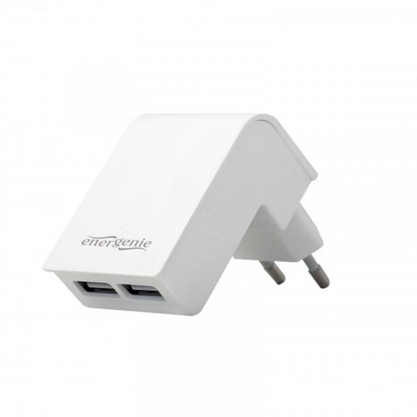   EnerGenie 2USB 2.1A White (EG-U2C2A-02-W)