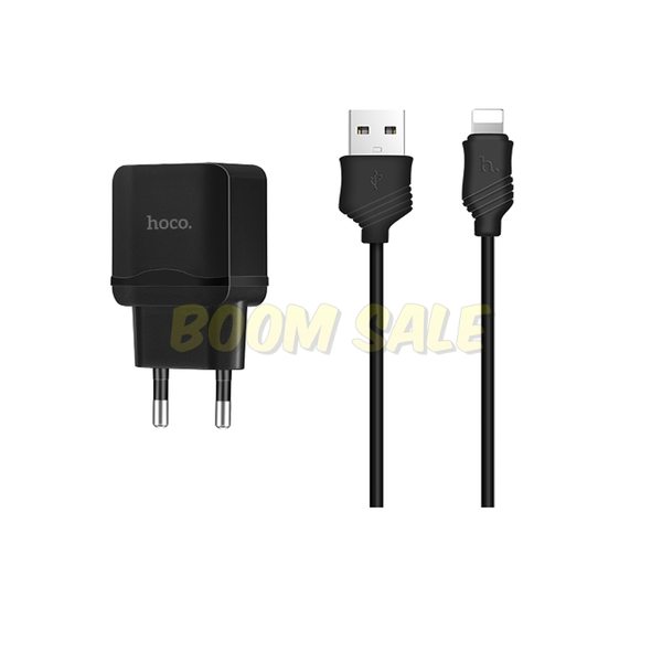   Hoco C22A + Micro  1 USB 2.4A Black