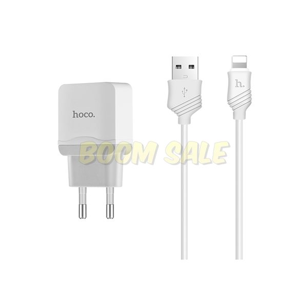   Hoco C22A + Micro  1 USB 2.4A White