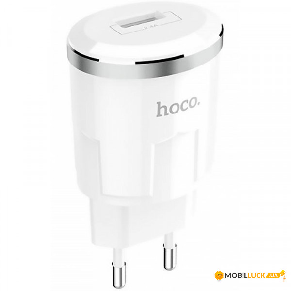    1USB Hoco C37A 2.4A cable Lightning White