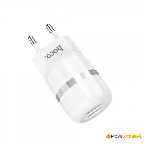   Hoco C41A 2 USB 2.4A White