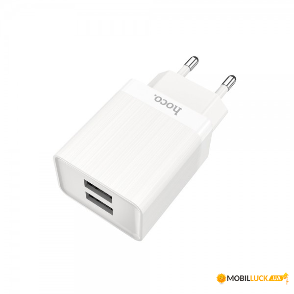   Hoco C51A 2 USB 3.4A White