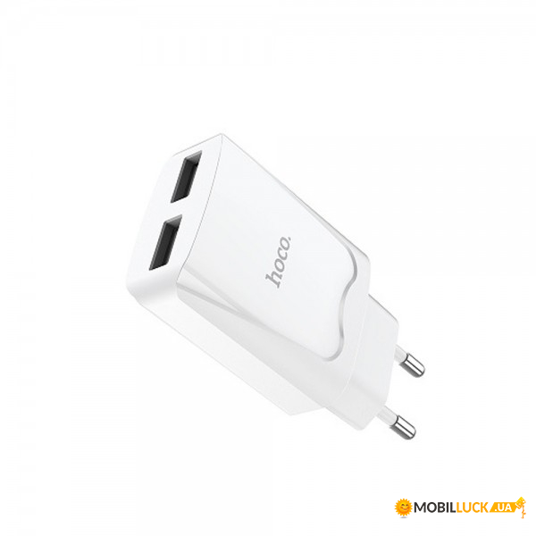   Hoco C52A 2 USB 2.1A White