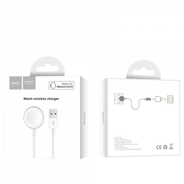   Hoco CW16 iWatch Wireless Charger White (BS-000062172)