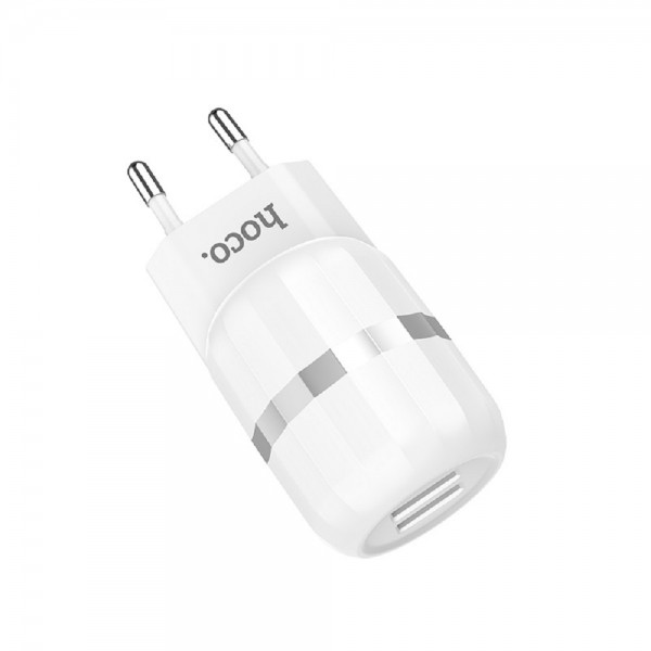   Hoco C41A 2 USB 2.4A White (BS-000064308)