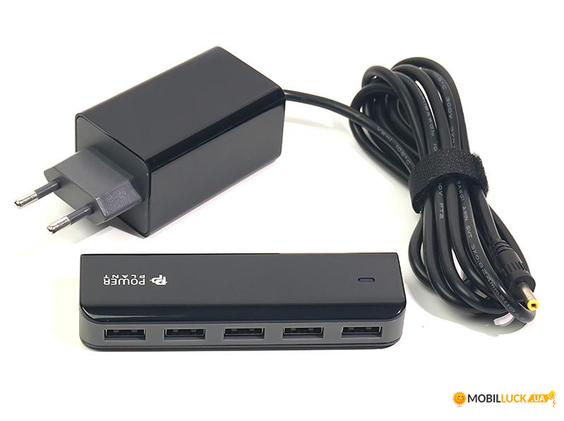    PowerPlant UB-860 5USB 7.2A Black (SC230051)