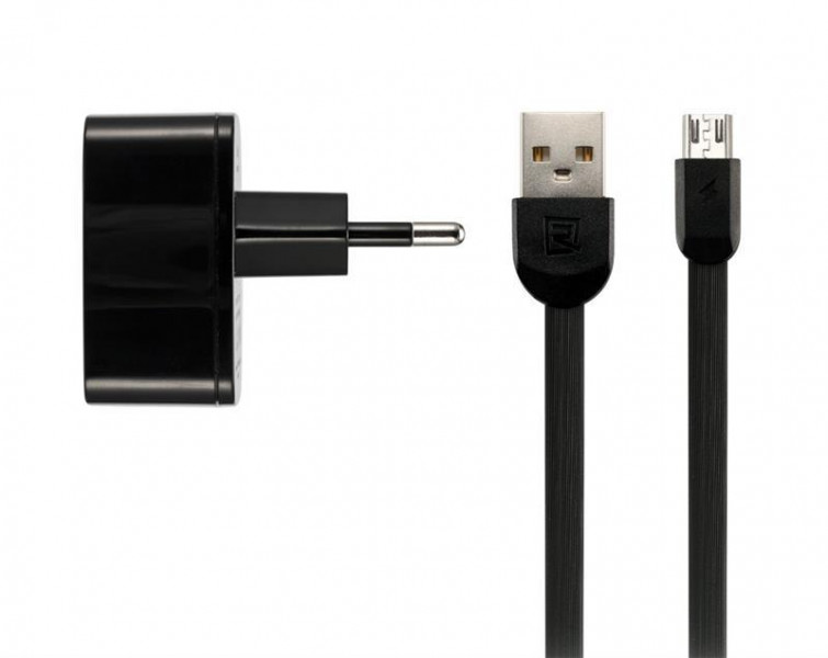    Remax 2USB2.4 Black (RP-U215M-BLACK) + cable MicroUSB