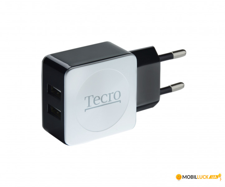    Tecro 2USB 2.1A Black TR-CHG02-BW