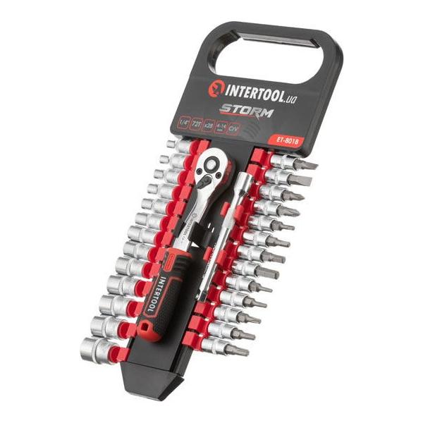 ����� ����������� �� ������ Intertool 1/4 x 28 ������ Storm (ET-8018)