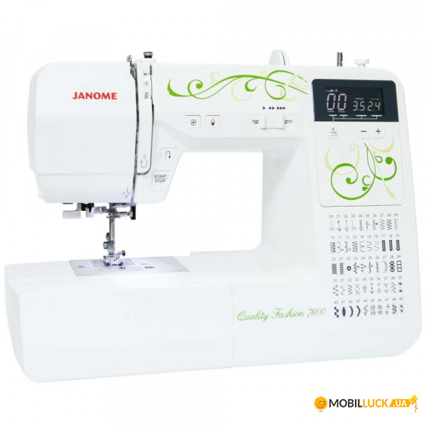   Janome Fashion Quality 7600