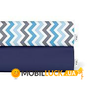     Cosas 16020020 DARK BLUE / ZIGZAG BLUE GREY Set_DarkBlue_ZigBlueGrey_160x200_2 (4822052058800)