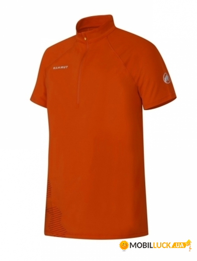  . Mammut MTR 141 HALF ZIP  T-SHIRT  MEN dark orange L