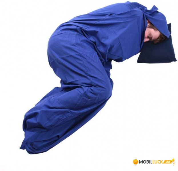    Trekmates Polycotton Sleeping Bag Liner Mummy TM-004074 navy - O/S -  (015.0802)