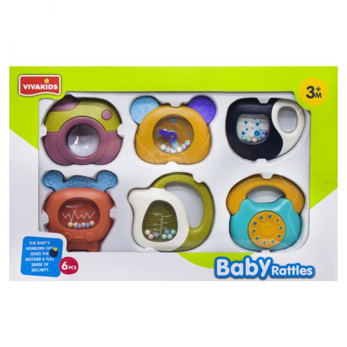   Vivakids Baby Rattles 6  (1158)