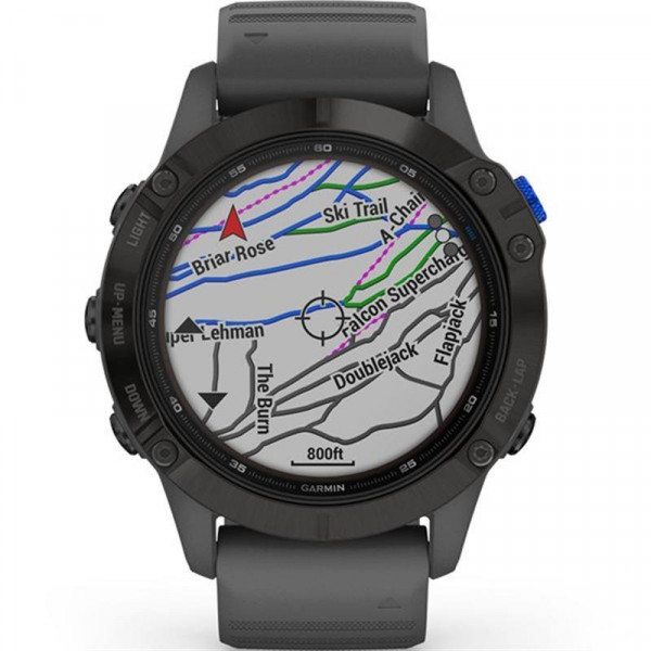 �����-���� Garmin Fenix 6 Pro Solar Black with Slate Gray Band (010-02410-11/10)