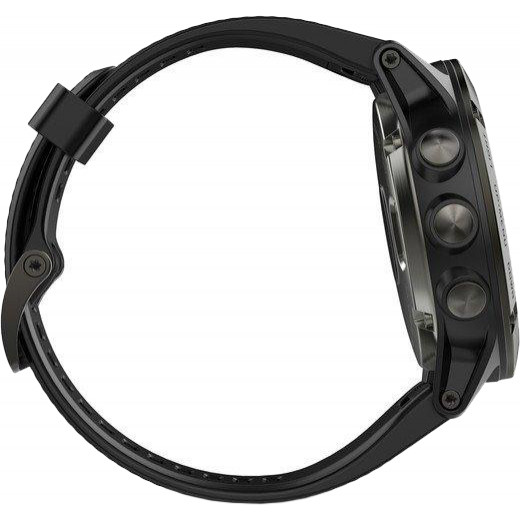 - Garmin Fenix 5 Slate Gray Sapphire With Black Band (010-01733-00, 010-01688-60)